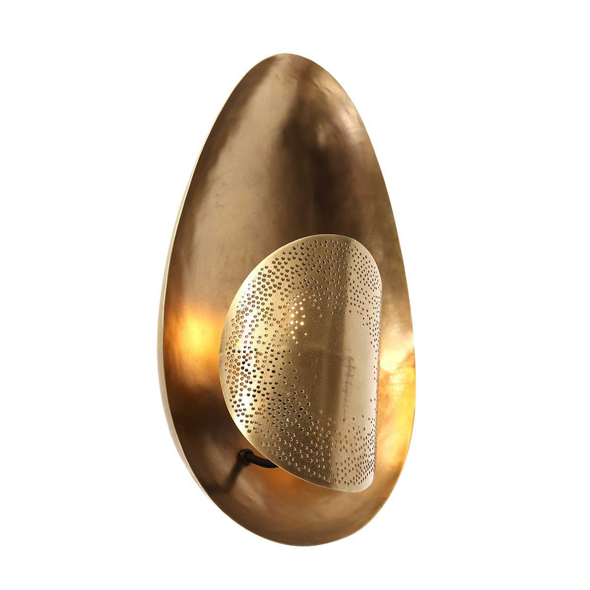 Anne Lighting wandlamp Brassi - brons - metaal - 3680BR