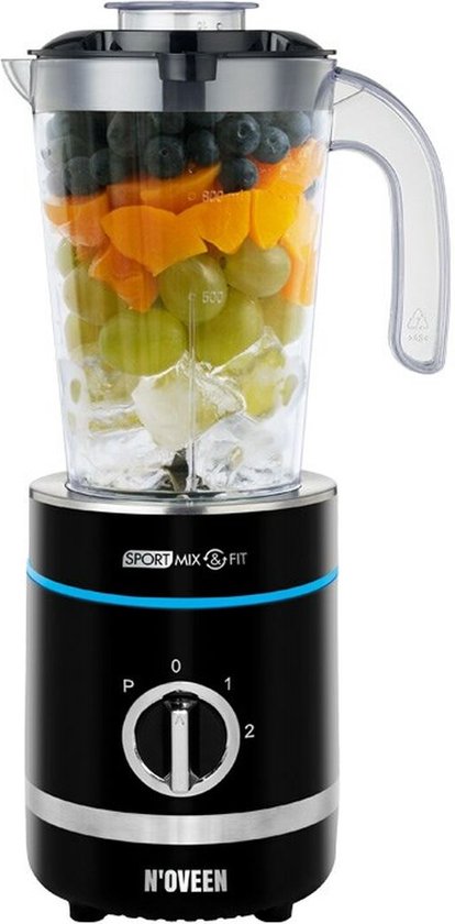 Mixer N'oveen SB2000 Zwart 500 W 800 ml