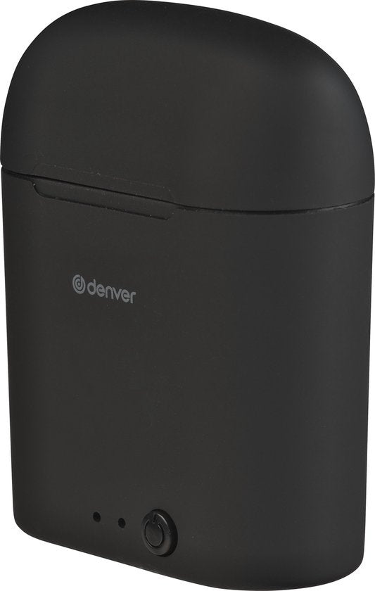 Denver TWE-46 - Earbuds - Wireless - Draadloos Oordopjes - Bluetooth - met oplaad case - handsfree - sporten - headset - In-ear - Bluetooth 5.0 - Zwart
