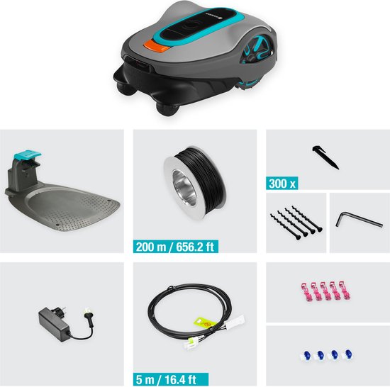 GARDENA smart SILENO life 1250 Robotmaaier - voor gazons tot ca. 1250 m²
