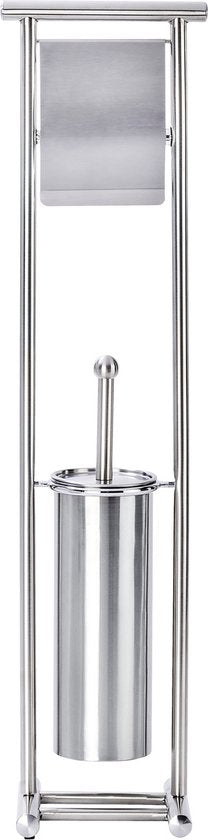 Wenko Toiletrol- En Toiletborstelhouder Lioni 76 Cm Rvs Chroom
