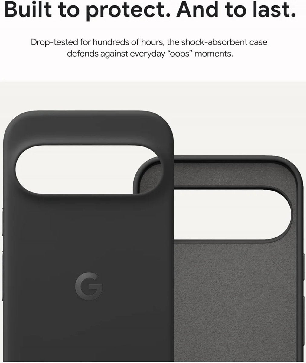 Google Pixel 9 Pro XL Back Cover Hoesje - Duurzaam Siliconen - Schokbestendig - Zwart