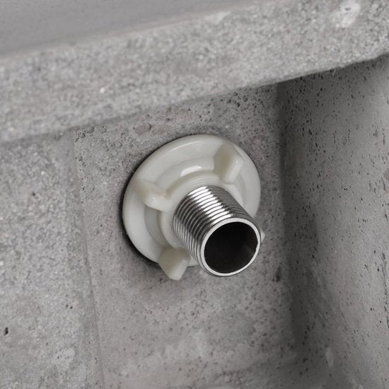 DIFFERNZ JUKON FONTEINSET 38.5X18.5X9CM BETON LICHTGRIJS