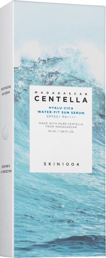 SKIN1004 Madagascar Centella Hyalu-Cica Water-Fit Sun Serum SPF 50+ PA++++ 50ml Zonnebrand - Koreaanse Huidverzorging