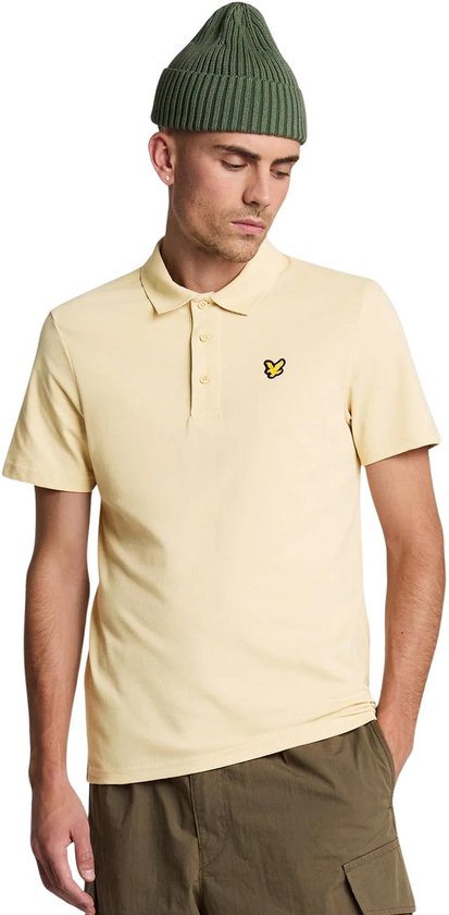 Lyle and Scott Sport SS Polo Heren Beige - Maat S