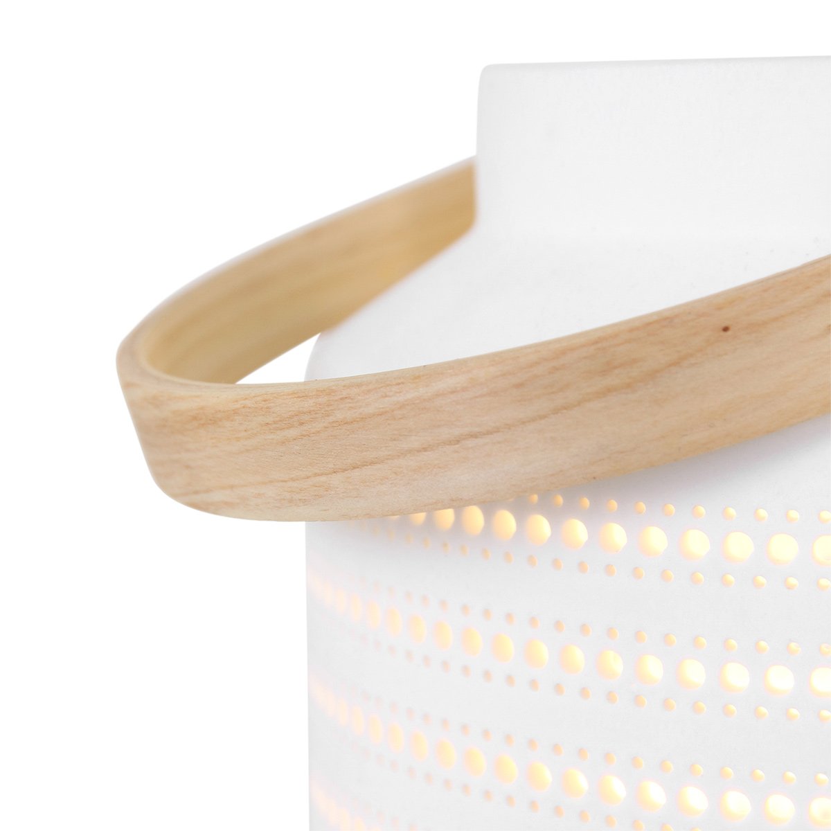 Anne Lighting tafellamp Porcelain - wit - porselein - 14 cm - E14 fitting - 3058W