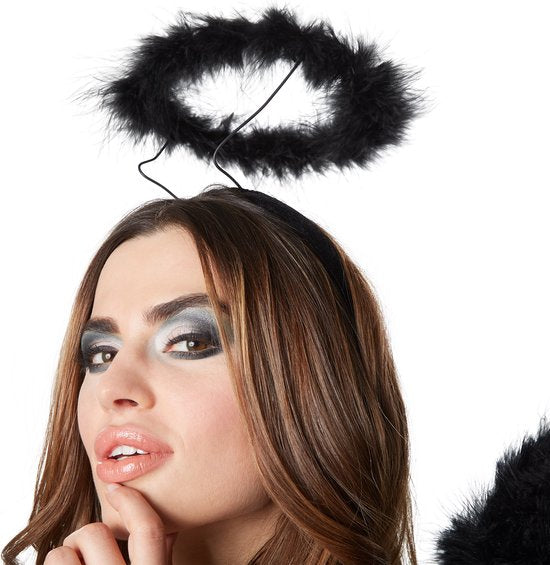 Dressforfun Hete engel XXL - verkleedkleding kostuum halloween verkleden feestkleding carnavalskleding carnaval feestkledij partykleding - 302461