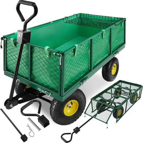 tectake® - XXL Bolderkar bolderwagen tuinkar transportkar - 401418