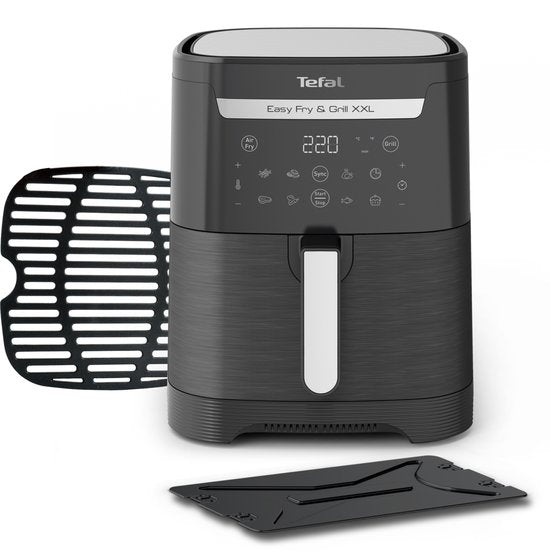 Tefal Easy Fry & Grill XXL EY8018 - 2-in-1 Airfryer & Grill - 6.5L - FlexCook - 8 Programma's - Zwart - Voor 8 Personen