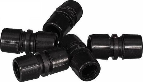 HQ-Power Inline connector voor lichtslangen, 5 stuks, wit
