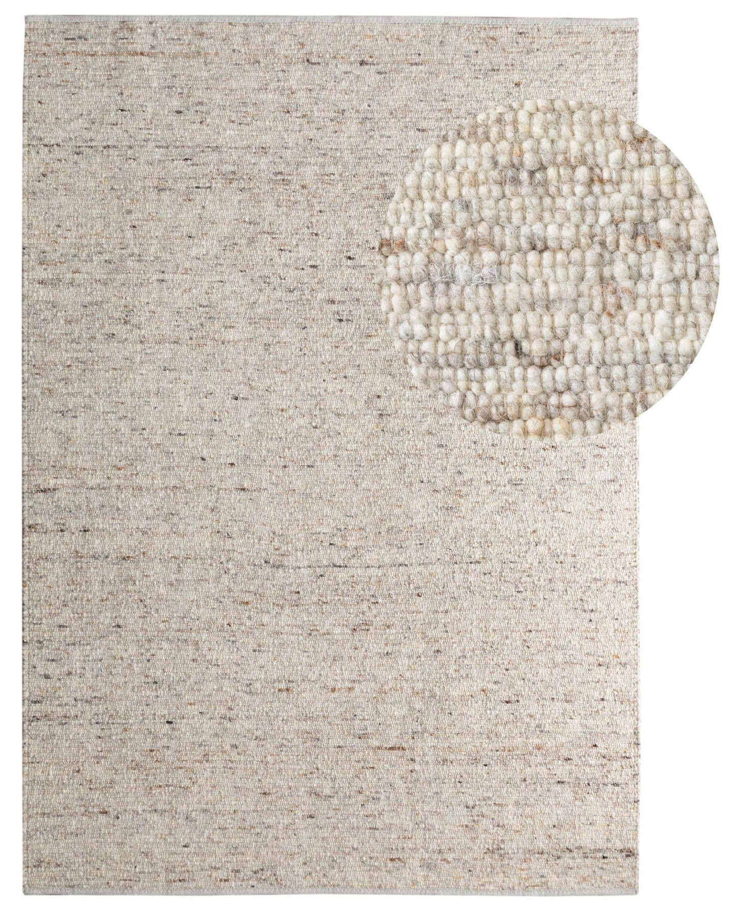 Steffensmeier Landshut Handwebkleed 200x290 cm - Beige