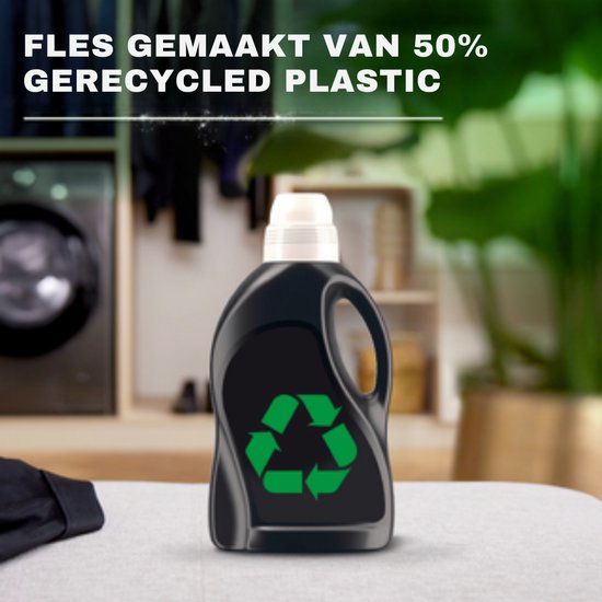 Fleuril Black - Vloeibaar Wasmiddel - Donkere en Zwarte Was - 54 Wasbeurten - Grootverpakking