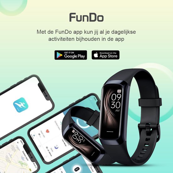 Otiume Activity Tracker HR - Smartwatch Sporthorloge met Stappenteller en Hartslagmeter - Fitness Tracker Bloeddrukmeter - Zwart - Dames, Heren & Kinderen