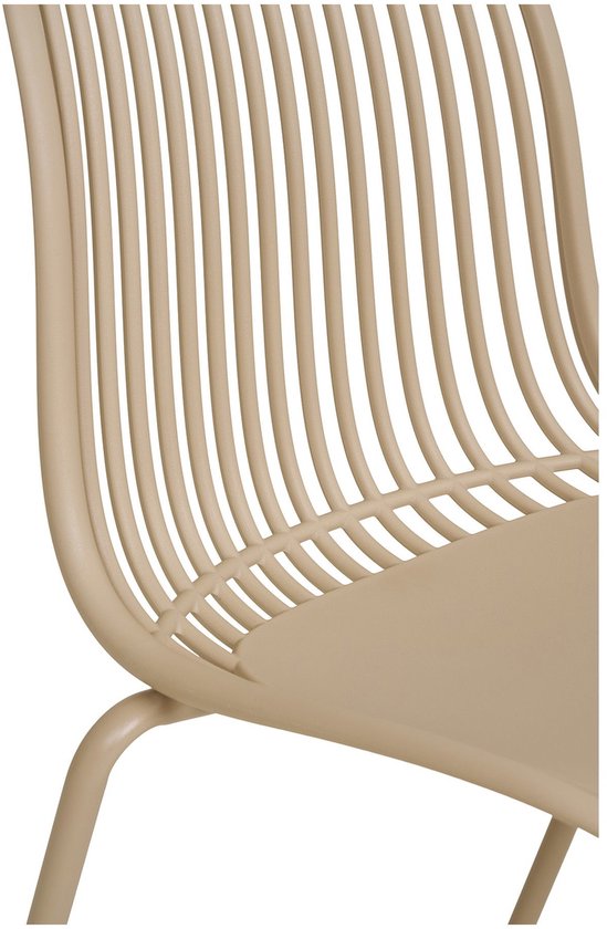 House Nordic Branson Stapelstoel - 55x47x82cm - Zand