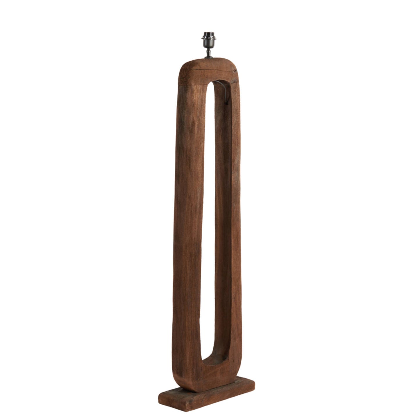 KelAfo Vloerlamp - Hout - 38x12x125cm - Chocoladebruin