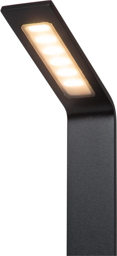 Lucide LAWFORD - Sokkellamp - LED - 1x6W 3000K - IP54 - Zwart