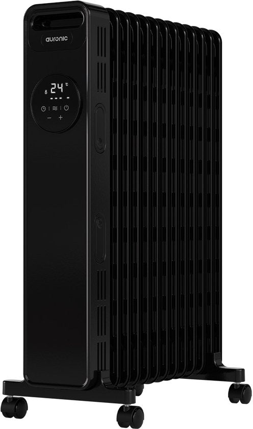 Auronic Olieradiator - Elektrische Kachel - 2500W Heater - Zwart