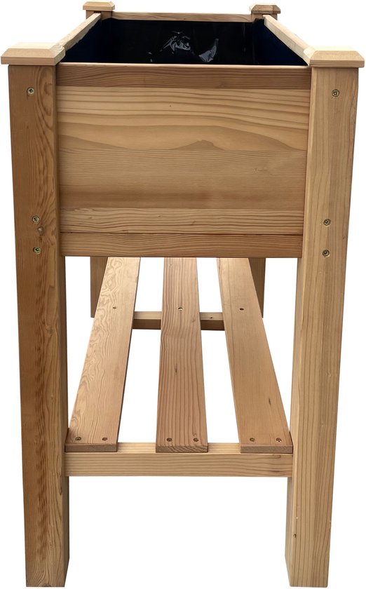 AXI Ari Verhoogde Plantenbak – Bloembakken voor buiten – Rechthoekig – Hemlock hout – FSC 100% hout – 86,5 x 46 x 85 cm – Verhoogde moestuin – Plantenbak voor Tuin en Balkon