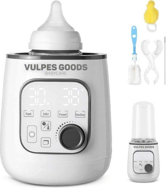 Vulpes Goods® BabyCare - Flessenwarmer PRO 10in1 - Flesverwarmer - Flessenverwarmer - Verwarming van vloeistoffen en eten