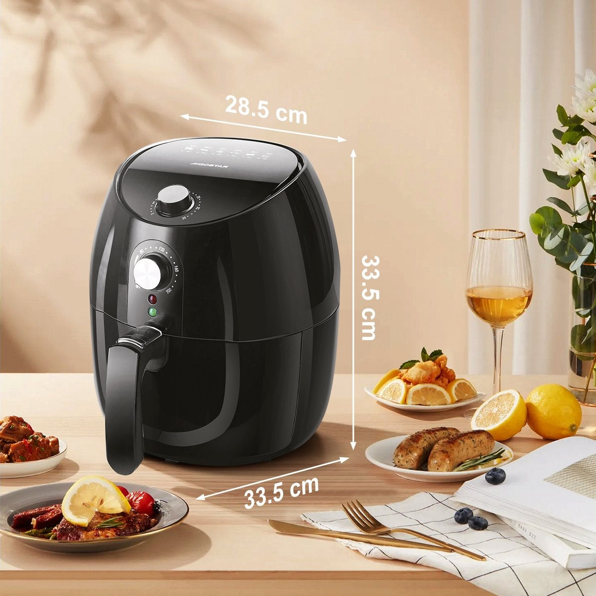 Aigostar airfryer - 3,5 liter - 1500 W