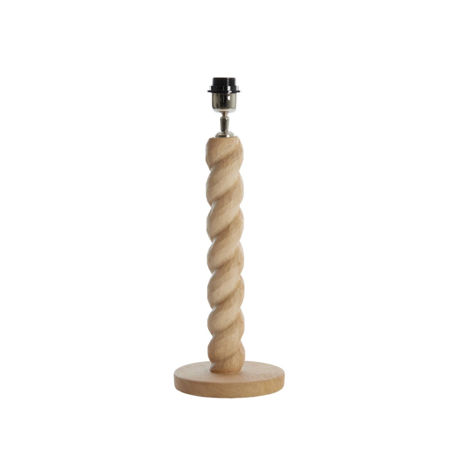 Nanno Lampvoet - Hout - Ø15x45cm - Naturel