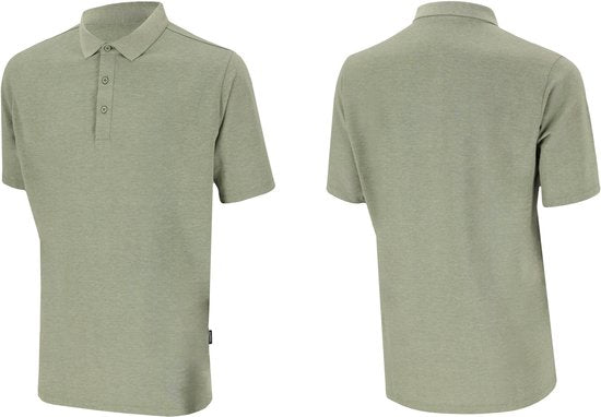 Bamboo Elements - Polo Shirt Heren - Groen M - Polo Heren - Korte Mouw - Pique Stof - T Shirt Heren - Bamboe