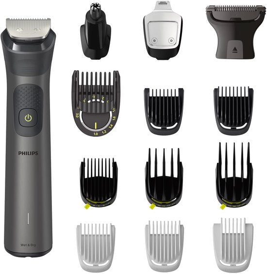 Philips Series 7000 MG7940/75 - All-in-One Trimmer - 15-in-1 - Gezicht, Haar & Lichaam - Zilver