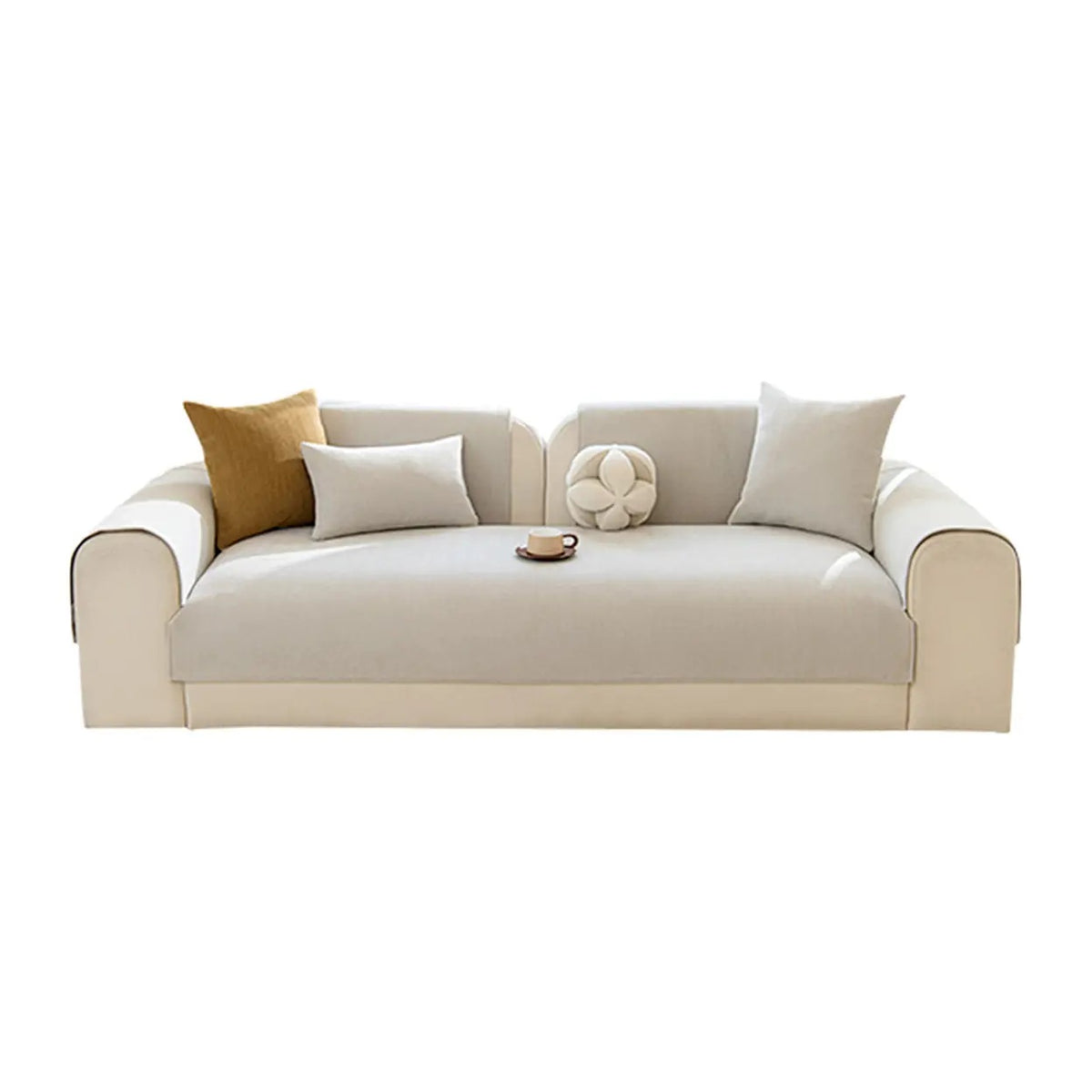 Ochama Antislip Bankhoes voor Zitgedeelte - 110 x 210 cm - Beige