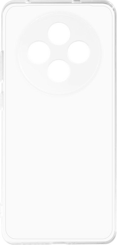 BeHello Oppo Reno12 F Hoesje - Dunne Gel Case - Flexibel Oppo Reno12 F Hoesje van Plastic - Transparant