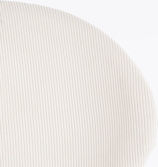 Mica Decorations Max Eetkamerstoel - Velvet  - Off White - Zithoogte 45 cm