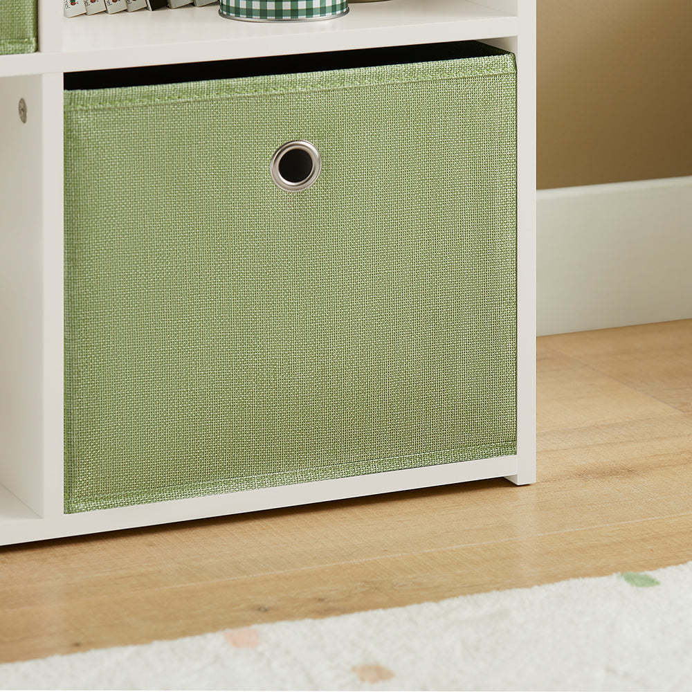 SoBuy Kinderboekenkast - Wit - Hout - 2 Bakken - 60x34x80cm