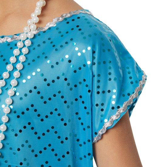 dressforfun - Broadway Girl 128 (7-8y) - verkleedkleding kostuum halloween verkleden feestkleding carnavalskleding carnaval feestkledij partykleding - 301565