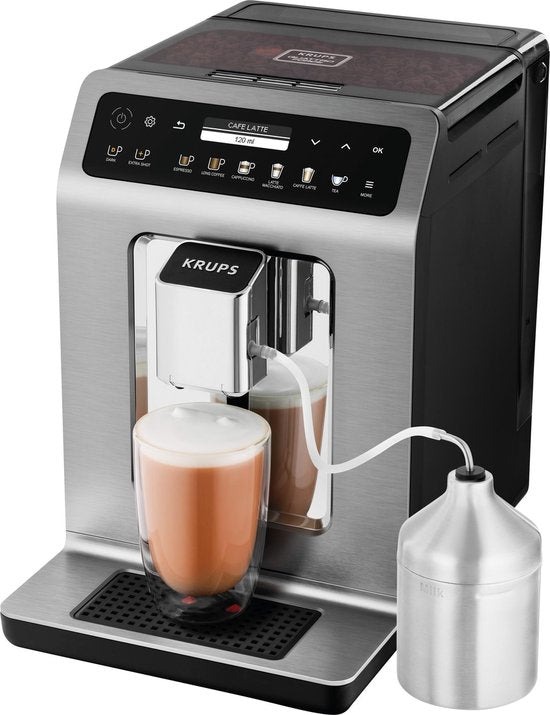 Krups Evidence+ EA894T - Volautomatische Espressomachine - Premium Design - 19 Instellingen - Personaliseren - Voor Espresso & Cappuccino