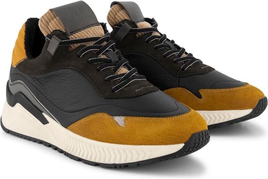 DenBroeck Baxter St. - Casual Leren herensneakers - Grijs - Maat 44