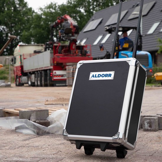 ALDORR Tools - 152 - Delige gereedschapsset in koffer - Toolbox - Gereedschapskoffer Gevuld - Gereedschapskist - Schroevendraaierset - Aluminium - Handgereedschap - Basisgereedschap - Met Momentsleutel Ratel - Cadeau voor mannen - Housewarming Cadeau