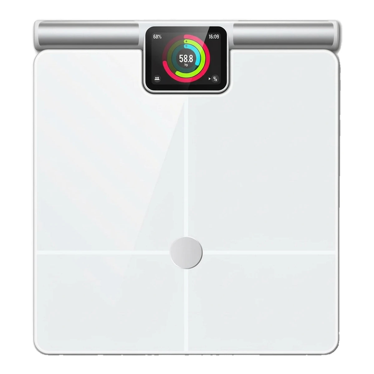 8-Elektrode Slimme Lichaamsanalyse Weegschaal - 33.15 × 30.15 × 3.4 cm - 180 kg - TFT-Kleurendisplay - WiFi & Bluetooth