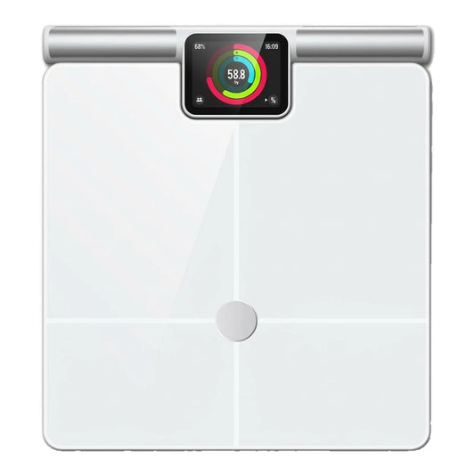 8-Elektrode Slimme Lichaamsanalyse Weegschaal - 33.15 × 30.15 × 3.4 cm - 180 kg - TFT-Kleurendisplay - WiFi & Bluetooth