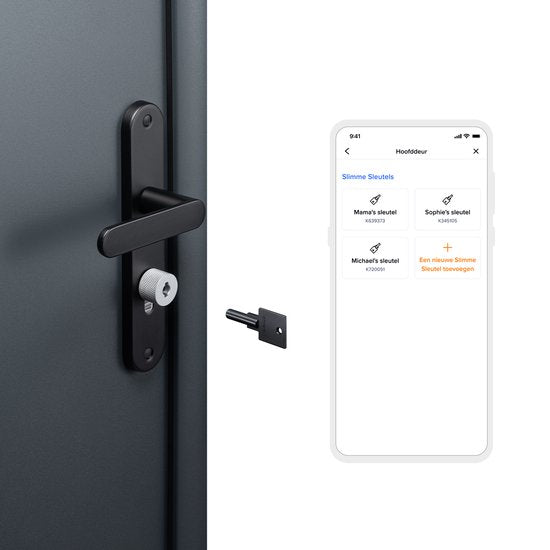 Netatmo Elektrisch deurslot - Slimme Sleutel - 1 sleutel - NFC-sleutel - Silver