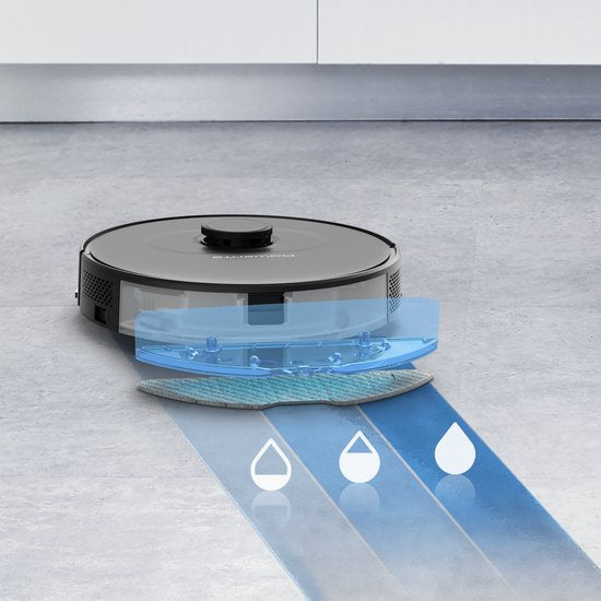 Rowenta X-Plorer Serie 75 S RR8595 – Robotstofzuiger met Automatisch Leegstation, Lasernavigatie & Dweilfunctie