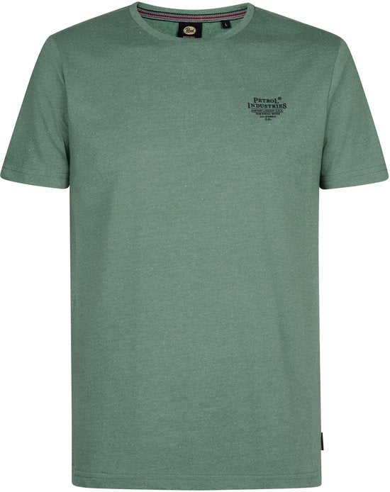 Petrol Industries - Heren Logo T-shirt Cosmos - Groen - Maat XXXL