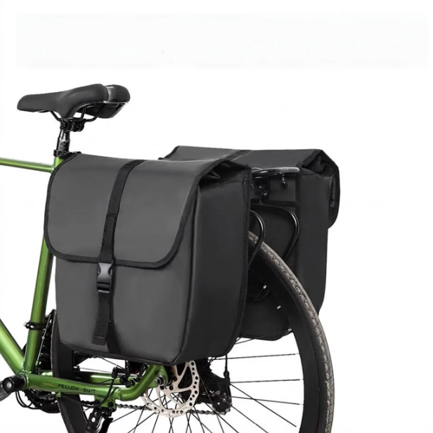 Costic Waterafstotende Fietstas - Zwart - 35 x 17 x 39 cm - Snelsluitsysteem