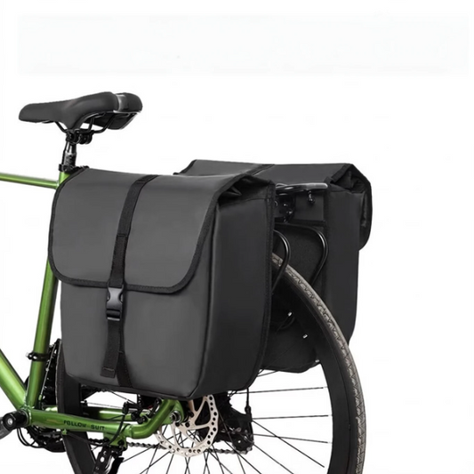 Costic Waterafstotende Fietstas - Zwart - 35 x 17 x 39 cm - Snelsluitsysteem