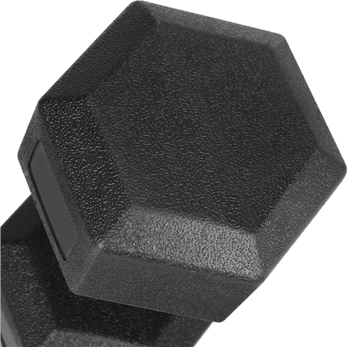 Yaheetech Dumbbells Set Van 2 x 5 kg – Voorzien Van Zeshoekige Kop En Anti-Roll Ontwerp En Kunststof Coating – Voor Krachttraining En Thuisgym – Zwart Kunststof En Beton – 28,5 x 15 x 13 cm