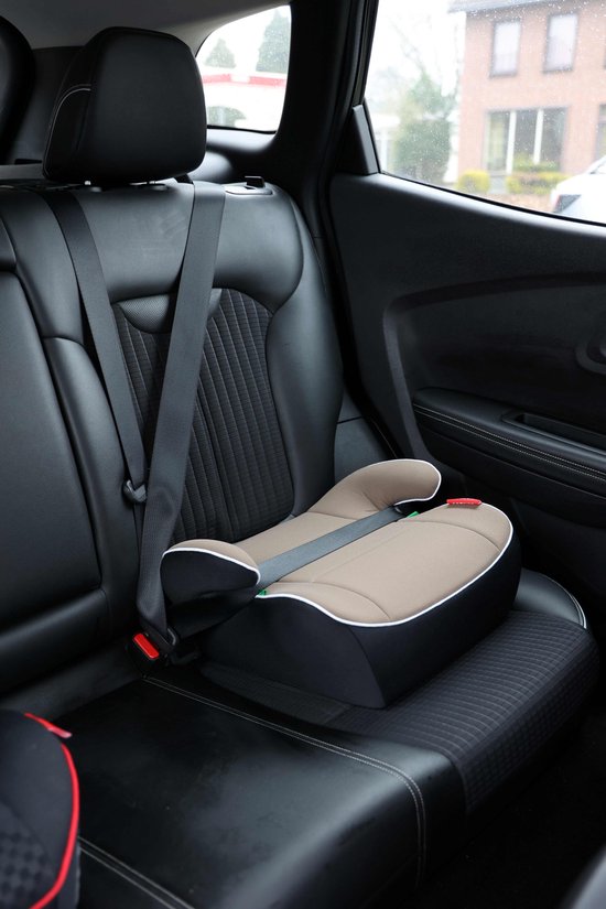 Carkids I-Size Zitverhoger Sam - Voldoet aan I-Size R-129 Norm - Voor Kinderen van 125-150cm – Afneembare & wasbare hoes - Flexibele installatie – Zwart