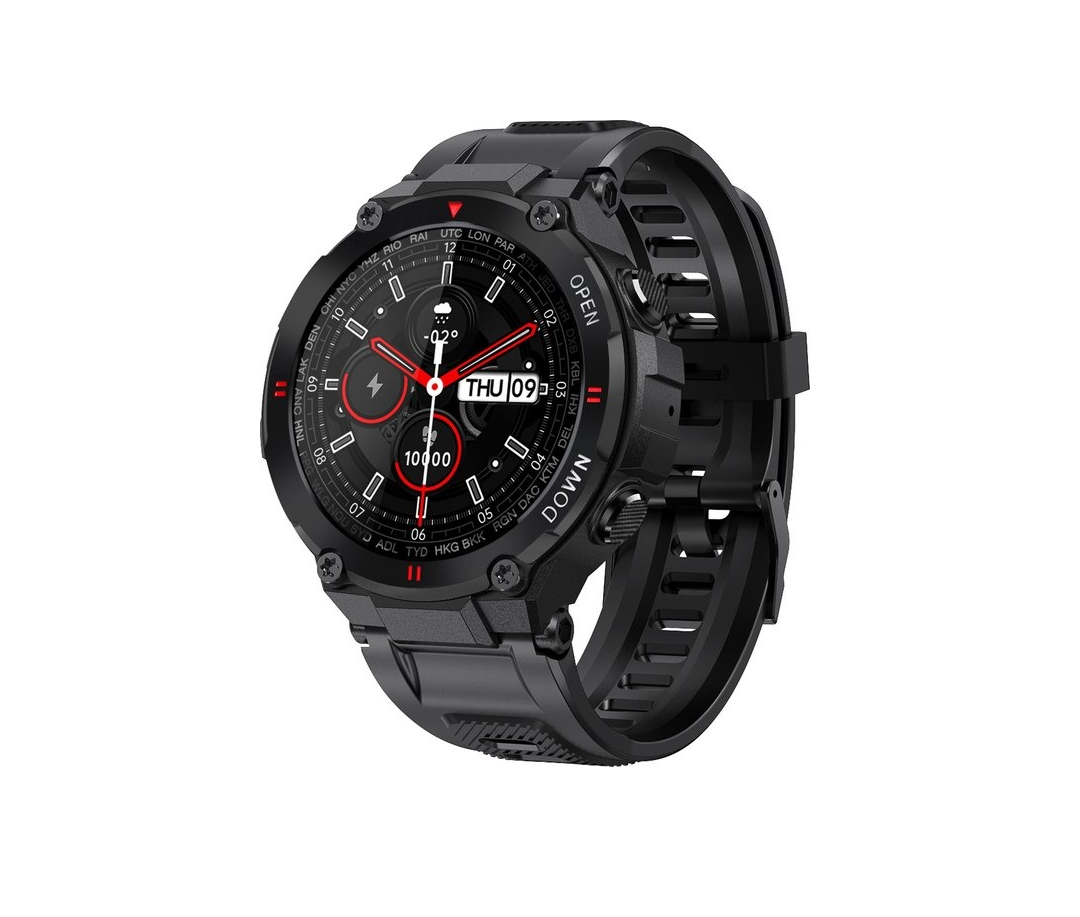 Nuvance - Outdoor Smartwatch - IP67 Waterdicht - Bluetooth Smartwatch voor Dames en Heren - Smartwatches - Sporthorloge met Stappenteller, Calorie Teller, Slaap meter - Geschikt voor alle Smartphones
