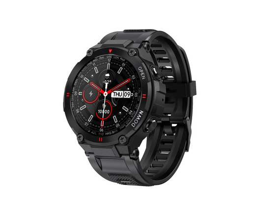 Nuvance - Outdoor Smartwatch - IP67 Waterdicht - Bluetooth Smartwatch voor Dames en Heren - Smartwatches - Sporthorloge met Stappenteller, Calorie Teller, Slaap meter - Geschikt voor alle Smartphones
