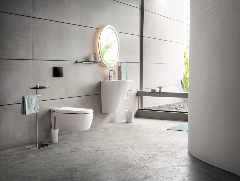 VitrA V-Care Basic Toiletset 37x56 cm Wit – Slim Luxe Wandcloset met Bidetfunctie