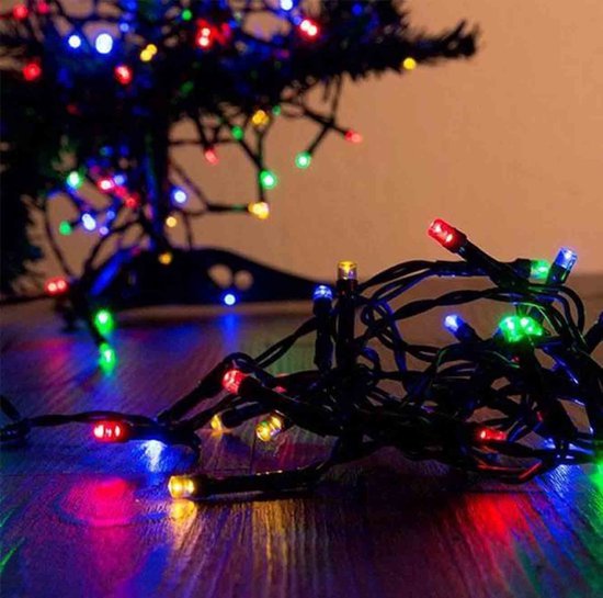 Kerstverlichting microcluster - 1000 LED - Multi Color - 20 Meter - 8 Standen