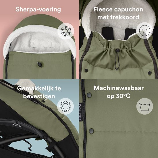 Stokke YOYO Voetenzak Olive