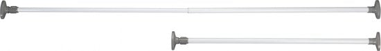 Wenko Kledingroede Herkules 80-145 Cm Rvs Wit